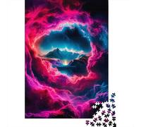 Gateway to The Cosmos 1000-Piece Jigsaw Puzzle for Adults, 52x38cm/1000pcs, White Pieces with A Smooth Surface; Relaxed Solo Time at Home