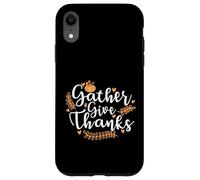 Gather give Thanks USA America Holiday Case for iPhone XR