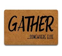 Gather Somewhere Else Entrance Rug Absorbent Welcome Mat Soft Front Doormats For Laundry Room Front Back Door Dogs 40 X 60Cm