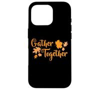 Gather Together Turkey Family Thanksgiving Case for iPhone 16 Pro