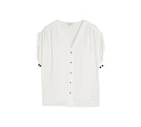 Gathered Blouse for Women Tom Tailor Blanc 34