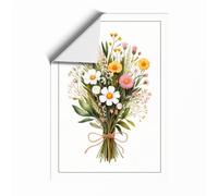 Gathered Bouquet Botanical Unframed Wall Art Print A3 (42×29.7cm), Wall Decor for Living Room, Bedroom, Office & Home, Art Gift