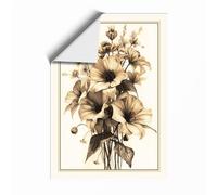 Gathered Daisies Botanical Unframed Wall Art Print A3 (42×29.7cm), Wall Decor for Living Room, Bedroom, Office & Home, Art Gift