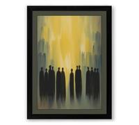 Gathering in Light Modern Framed Wall Art Print A3 (42×29.7cm) Black, Wall Decor for Living Room, Bedroom, Office & Home, Ready to Hang, Art Gift
