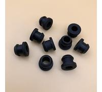 GatherTOOL 10Pcs Rubber Grommet Two Sides High Temperature Gasket T Type Plug With Hole 0.45/0.48 //0.5/0.55inch Silicona Ring Grommet 11mm /12mm /13mm (Color : Black color, Size : A 6mm(0.24 inch))