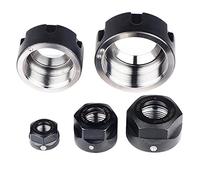 GatherTOOL 1Pc Precision Balanced Collet Nut ER11/ ER16/ ER20/ ER25/ ER32 NUT Spring Collect Nut Clamping CNC Milling Engraving Machine (Size : ER16-A-M19x1.0)