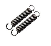 GatherTOOL 2mm Wire Diameter*12mm Out Diameter*(60-200) mm Length, 2PCS Small Coil Tension Extension Spring (Length : 2.0x12x80mm)