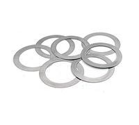 GatherTOOL Thickness 0.1mm Stainless Steel Flat Washer Ultra Thin Gasket High Precision Adjusting Gasket M10-M20 Thin Shim SUS304 (Inner Diameter : 20x28x0.1 (10Pcs))