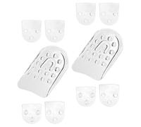 GATHINESS 1 Pair Invisible Height Increase Insoles with Five-Layer Adjustable and Detachable Design, 3cm Heel Height Booster Inserts for Flats and Leather Shoes with Breathability and TPR