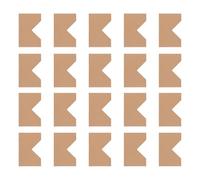 GATHINESS 100 Pcs Frame Corner Protectors for Picture Frames and Embroidery Thickened Paper Wrap Angles to Protect during Moving and Shipping