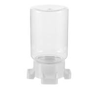 GATHINESS 100ml Reptile Water Dispenser with Fourport Design and Multiple Angle Water Supply, White Pp Material Lizard Feeder Bowl for Small Animal Enclosure and Pet Stores