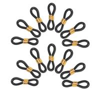 GATHINESS 100pcs Adjustable Black Chicken Leg Hobble Brace Corrective Support and Rubber Metal Material for Poultry and Ducks to Leg Alignment