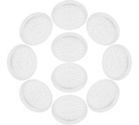 GATHINESS 100pcs Flower-shaped False Lash Glue Holder Pad Pvc White Disposable Eyelash Glue Tray Salon Use Lash Artists