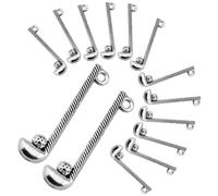 GATHINESS 100pcs Silver Alloy Golfing Charm Pendant for Jewelry Making Supply, DIY Key Chain Charm Not Easy to Deform or Fade, for Making Necklaces and Key Pendants for Golf Lovers