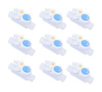 GATHINESS 10pcs Astronaut Shaped Data Cable Protector and Charging Cable Saver Made of Sturdy Pp and Resin Material, Extends Use Life and Protects from Tangles, for Electric Devices and Easy
