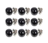 GATHINESS 10pcs Black Invisible No-sew Safety Buckles for Clothes, Detachable Collar and Shawl Buttons, Anti-exposure Fasteners for Women’s Shirts and Cardigans