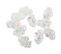GATHINESS 10pcs Colorful Cloud Beads Cloud Charms Plastic Trendy Fashion Stylish DIY Creativity Multifunctional Crafting Component for Earrings and Jewelry Making