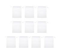 GATHINESS 10pcs Crabbing Bait Bag Mesh Storage with Drawstring Closure Lightweight and Easy to Carry for Efficient Crabbing and Fishing Bait Storage