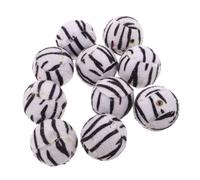 GATHINESS 10pcs Interactive Indoor Cat for Kittens Lightweight Knitted Fabric Leopard Print Balls with Chewing Resistant Cotton and Pp Material the Go Play