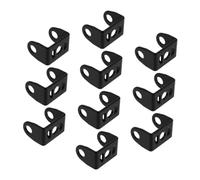 GATHINESS 10pcs Motorcycle Front Fork Spotlight Plate Black Aluminum Bracket with Multi Angle Adjustment Holes and Modular Quick Release Design for Gravel Road and Mountain Crossing