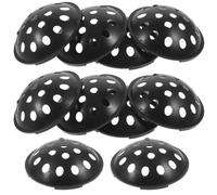 GATHINESS 10pcs Plastic Flower Pot Hole Mesh Pad Bowl Shape Drainage Cover