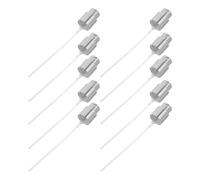 GATHINESS 10pcs Plastic Perfume Spray Top Perfume Spray Nozzle Replacement Fine Mist Pump Top 15mm Thread Silver for Professional Perfumers and On-the-Go Use