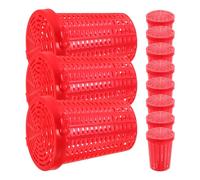 GATHINESS 10pcs Red Plastic Fishing Bait Cage Designed to Prevent Bait from Falling and Attracting Big Fish for Outdoor Fishing Supplies and Effective Traps