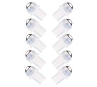 GATHINESS 10pcs Roller Ball Bottle Accessories for Lip Oil and Essential Oil, Steel and Plastic Material, Efficiency of Liquid Use, Convenient DIY Production Kit for Refillable Perfume