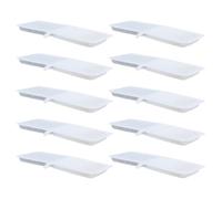 GATHINESS 10pcs White Pet Water Fountain Replacement Filters, Activated Carbon Cat and Dog Drinking Fountain Filter Cartridges for Kitten and Puppy Water Bowls