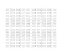 GATHINESS 120pcs Plastic Nail Colour Display Tips for Manicure Session 0.7x0.5in Rectangle Flat Nail Polish Sample Display Board with Portable and Comprehensive Colour Comparison for DIY