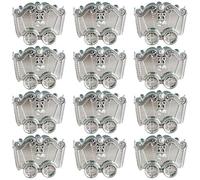GATHINESS 12pcs Box for Wedding Packaging Box Small Containers Silver Mining Car for Snacks and Jewelries Daily Storage Wedding Party