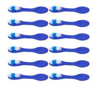 GATHINESS 12pcs Soft Bristle Prison Toothbrush with Short Handle and Comfortable Grip for Effective Cleaning, Portable Mini Toothbrush Suitable for Travel and Institutional Use