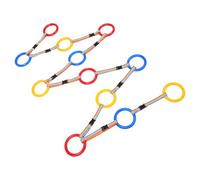 GATHINESS 12pcs Walking Rope with Colored Loops and Quick Release Buckle, Anti-Lost Nylon Leash for Outdoor Safety and Group Control in Parks and Outings