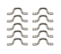 GATHINESS 15pcs Stainless Steel U-shaped Kayak Eye Strap Boat Handle, Sturdy and Easy to Install Marine Deck Hardware for Canoe and Kayak Boating Accessories
