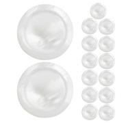 GATHINESS 15pcs Trumpet Valve Button Set White Shell Finger Button Caps Comfortable Feel Quick Tone Switching Suitable for Beginners and Professionals