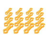 GATHINESS 16pcs Bird Leg Correction Tool for Young Birds and Quails, Plastic Toe Brace with 3.5mm to 6mm Hoops, Supports Posture and Splay Leg Treatment for Bird Care and Avian Rehab