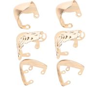 GATHINESS 2 Pairs Golden Iron Heel for High Heels Shoe Caps Sturdy Decoration and Increase Service Life Suitable for Wedding and Graduation