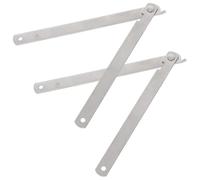GATHINESS 2 Pcs Stainless Steel Lid Support Hinges Folding Support Brackets for Wooden Boxes and Cupboards Space-Saving Easy Installation Hardware for Home and Office