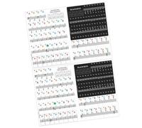 GATHINESS 2 Sets Piano Keyboard Stickers 88/61/54/49 Key Pvc Adhesive Stickers with No Residue and Anti-sweat Features for Introductory Piano Learning