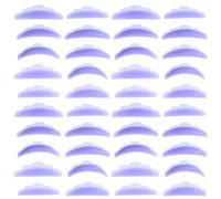 GATHINESS 20 Pairs Silicone Eyelash Pads for Beauty Salon Use Reusable Eyelash Grafting Gaskets with Straight and Even Curl Soft Silicone for Women