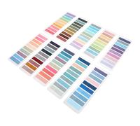 GATHINESS 2000pcs Assorted Color Pet Notebook Tabs Removable Convenience and Effortless Annotation for School Supplies and Classroom Use, Writable Label Index Sticker for Students