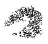 GATHINESS 200pcs Black Iron Crimp Covers Bead Tips for Jewelry Making, Easy to Use and Accommodates Different Jewelry Making Styles, for DIY and Beginners