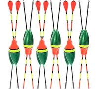 GATHINESS 20pcs Assorted Colour Foam Fishing Floats with Accurate Signal and High Concentricity for Outdoor Angling, Suitable for Fishing Line Use Random Color