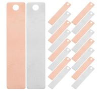 GATHINESS 20pcs Copper and Zinc Electrode Strip Kit | Pure Zinc Sheets & Copper Plates for Fruit Potato Battery Science Experiment | Stem Education Project Materials for Schools & Home DIY