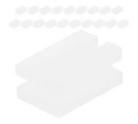 GATHINESS 20pcs Heavy Duty Hooks Protector for Radiator and Panel Radiator, White Plastic Material with Easy Hook Installation and Aesthetic Appeal, for Home and Office Use