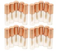 GATHINESS 20pcs Lip Gloss Empty Tube, Lipstick Sample Bottle, 1.2ml Refillable Plastic Mini Tube with Wide Opening, Portable Size, for DIY Travel, Professional Makeup Artists