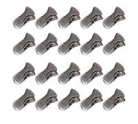 GATHINESS 20pcs Small Metal Alligator Clips for Sewing and Crafting, Black Iron Mini Clips with Smooth Finish and Non-Slip Jaw, for Costume Making and Outdoor Activities