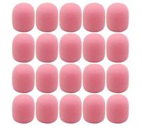 GATHINESS 20pcs Sponge Mic Covers Pink Special Design Fine Craftsmanship Protect Microphone from Moisture Replacement for Old Or Broken Cover Practical Mic Accessories for Microphone