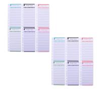 GATHINESS 24pcs Portable Daily Budget Planner Inserts with Six-color Punched Cards for Household Financial Management Convenient Wallet-sized Expense Tracking Accessory