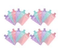 GATHINESS 24pcs Portable Toiletry Organizers 90ml Leakproof Plastic Travel Fluid Pouches for Lotion and Liquids, Lightweight Reusable Bottles with Easy Storage for Travel and Short Trips